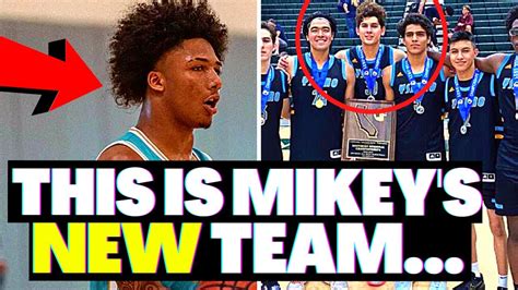 First Look At Mikey Williams New Team Youtube