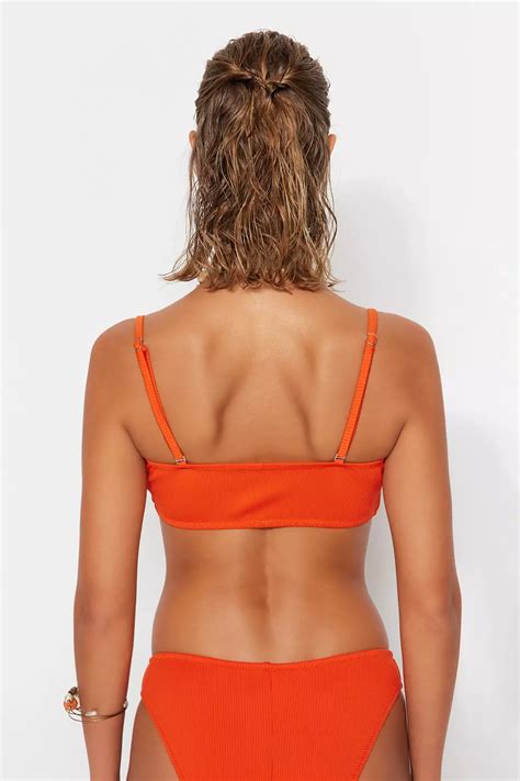 Buy Trendyol Strapless Textured Bikini Top 2024 Online ZALORA Philippines