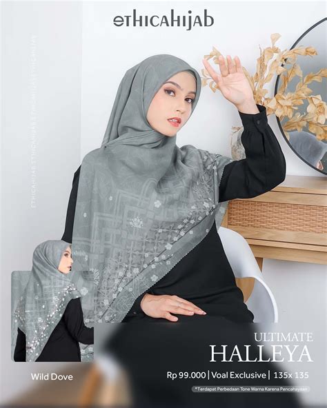 ETHICA HIJAB SEGI EMPAT EXCLUSIVE ULTIMATE HALLEYA Lazada Indonesia