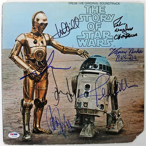 Lot Detail Rare Star Wars Cast Signed The Story Of Star Wars Album