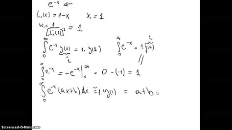 41 Integración Numérica Cuadratura Gaussiana Formulas De Gauss