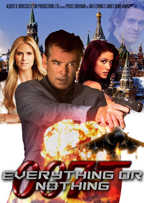 007 Everything or Nothing Movie Poster by comandercool22 on DeviantArt