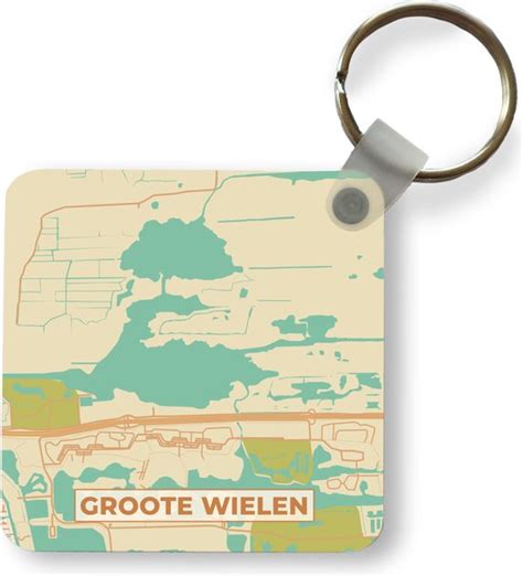 Sleutelhanger Uitdeelcadeautjes Groote Wielen Plattegrond