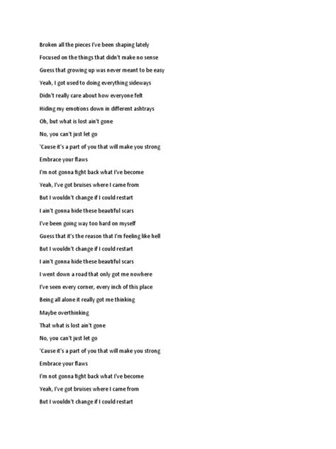 Your Beautiful Scars Poem Pdf