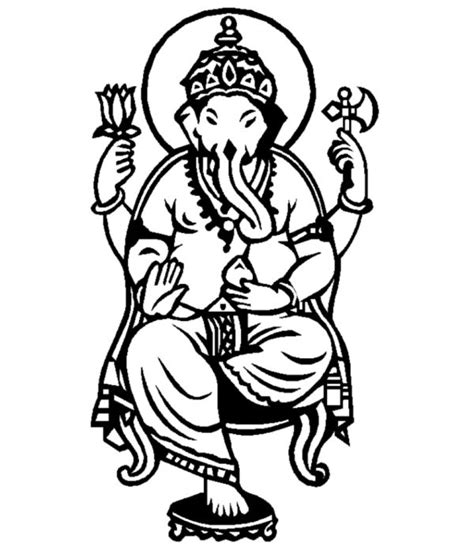 Ganesha Color Drawing At Getdrawings Free Download