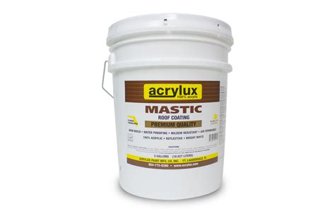 Mastic Elastomeric Waterproofing for Roofs & Walls — Acrylux Paint