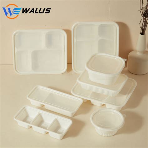 New Degradable Pla Food Packaging Products 100 Compost Pla Lunch Box