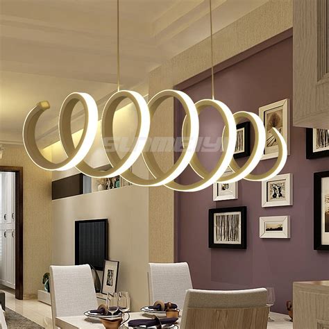 Moderne Led Pendelleuchte F R K Che Esszimmer Wei Pendelleuchte F R