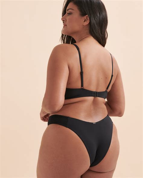 TROPIK Haut De Bikini Balconnet Solid Noir Bikini Village