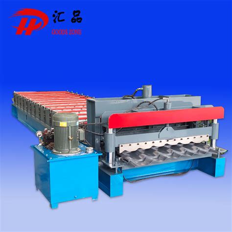 Glazed Sheet Metal Roofing Roll Forming Profiling Steel Sheet Machine