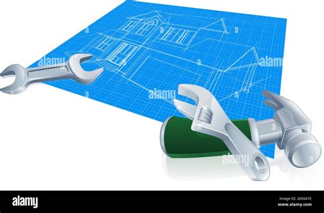 Floor Plan Blueprints Engineering Architecture Stock Vektorgrafiken