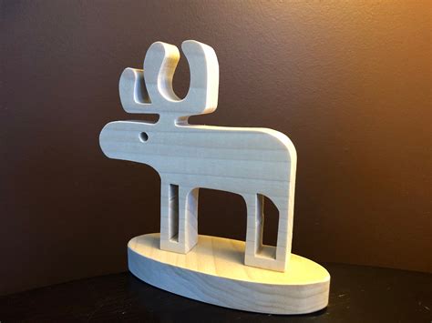 Wood Moose Scroll Saw Pattern Etsy