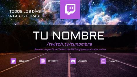 Como Hacer Un Banner Para Twitch Mejores Dise Os Banner