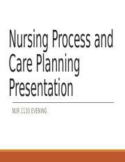 Nursing Process Powerpoint Presentation Updated Fall 2019 Student