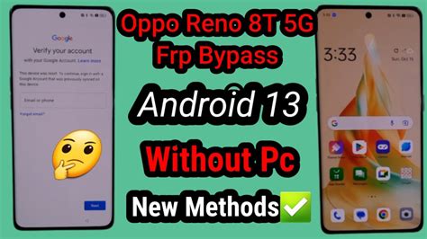 Oppo Reno T G Frp Bypass Without Pc Android Oppo Cph Google