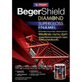 สรองพนกนสนม Beger Shield Diamond Supergloss Enamel Primer สแดง ส