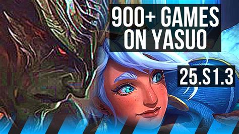 YASUO Vs TALIYAH MID 900 Games KR Master 25 S1 3 YouTube