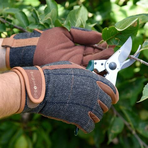 Buy Tweed Gardening Gloves Grey Delivery By Crocus