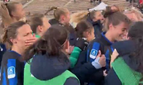 Inter Women Roma La Reazione Delle Nerazzurre Commuove Tutti Video