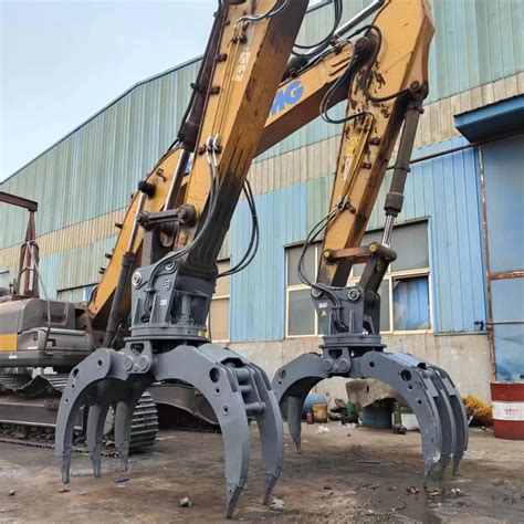 Wholesale Excavator Hydraulic Rotating Log Grapple Manufacturer And