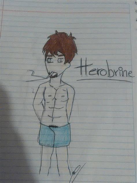 Herobrine Fanart By Me by Herobrine112004 on DeviantArt