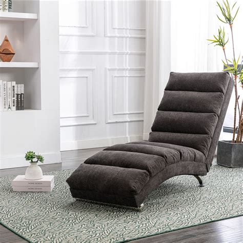 Modern Tufted Oversized Chaise Lounge Massage Chair For Living Room