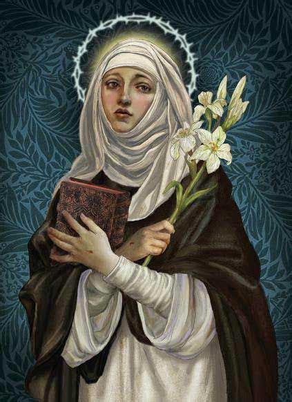 St Catherine Of Siena St Catherines Feast Day Is April 29 She Is The Patroness Against Fire