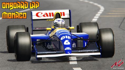 Assetto Corsa Williams FW14 Onboard Lap At Monaco YouTube