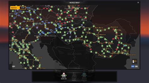 Romania Map by Mirfi v1.0 (1.32) - ETS2 mods download