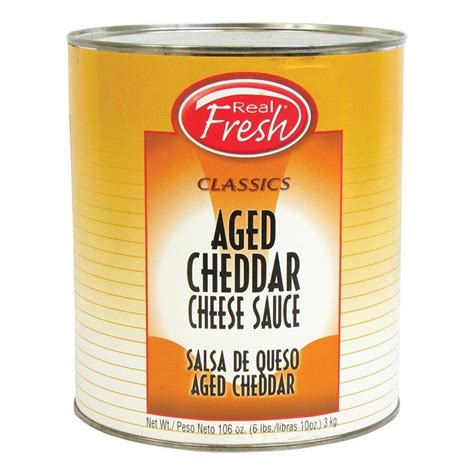 Muy Fresco Aged Cheddar Nacho Cheese Sauce Can Case Nacho