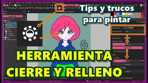 Herramienta Cierre Y Relleno Tutorial Krita Youtube