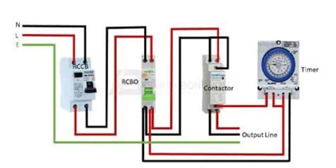 Timer And Contactor Wiring Diagram Earth Bondhon