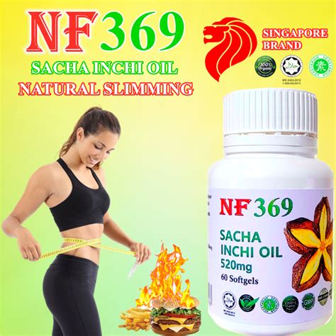 Official Store NF369 Sacha Inchi Oil 520mg X 60 Softgel 0mega 369