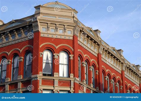 Historic Brick Building Stock Photo - Image: 6542630