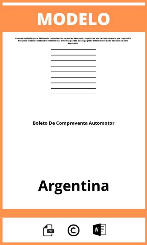 Introducir 91 Imagen Modelo De Boleto De Compraventa Automotor