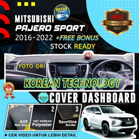 Jual Cover Dashboard Mitsubishi Pajero Sport Strada Triton Exceed Alas