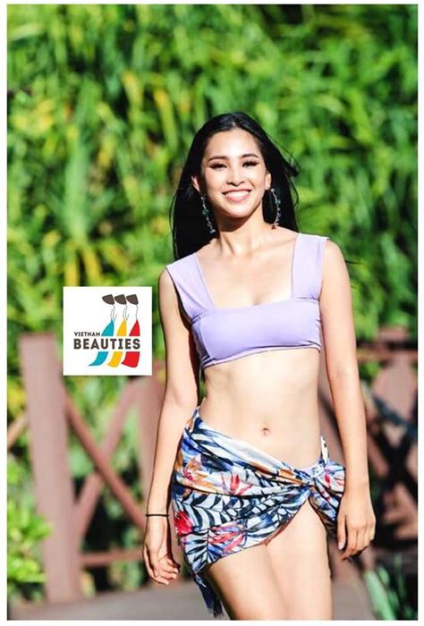 Tiểu Vy diện bikini khoe dáng nóng bỏng tại Miss World 2018 2sao