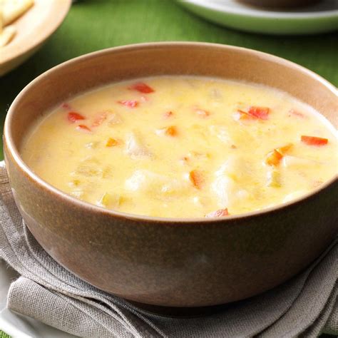 Makeover Potato Cheese Soup Recipe Taste Of Home