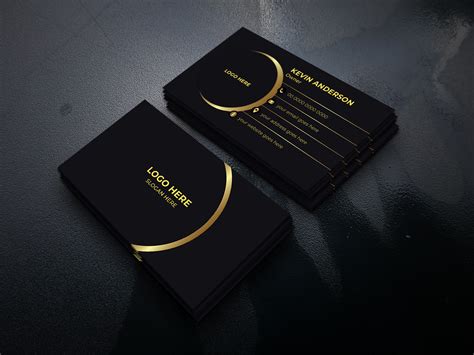 Luxury Business Card Design by Graph Whale on Dribbble