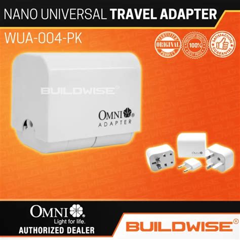 Omni Nano Universal Travel Adapter Wua Pk Buildwise New Arrival