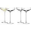 LSA International Wine Champagne Saucer 300 Ml Clear Set Of 4