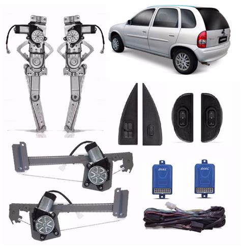 Kit Vidro Eletrico Corsa Hatch 1998 4 Portas Completo R 462 58 Em