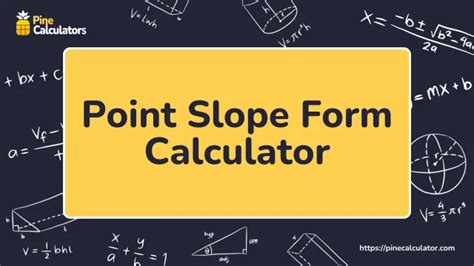 Point Slope Form Calculator Step By Step Solution 100 Free