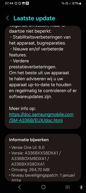 Samsung Rolt Januari Update Uit Voor Galaxy S Fe A En A