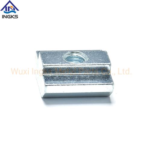 JIS 1167 Standard Carbon Steel Zinc Plated T Slot Sliding Nut T Slot