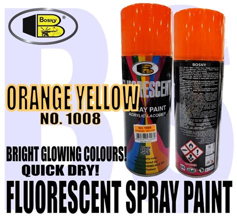 BANSOON BOSNY Fluorescent Spray Paint Quick Dry Highly Durable