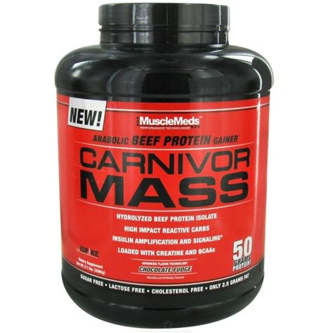 Musclemeds Carnivor Mass 2534g Beef Protein Corposflex