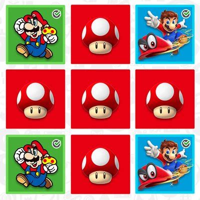 Super Mario Memory Match-up Online Activity - Play Nintendo