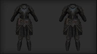 Practical Female Ebony Plate Armor At Skyrim Special Edition Nexus