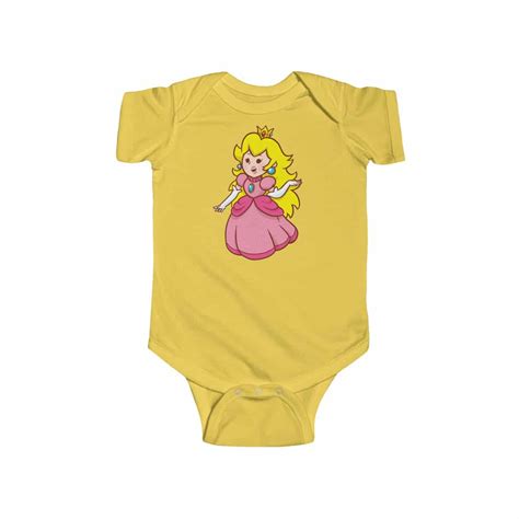 Cutie Princess Peach Infant Onesie • My Nerd Nursery